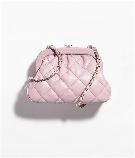 light pink chanel clutch|Clutch, Lambskin, light pink — Fashion .